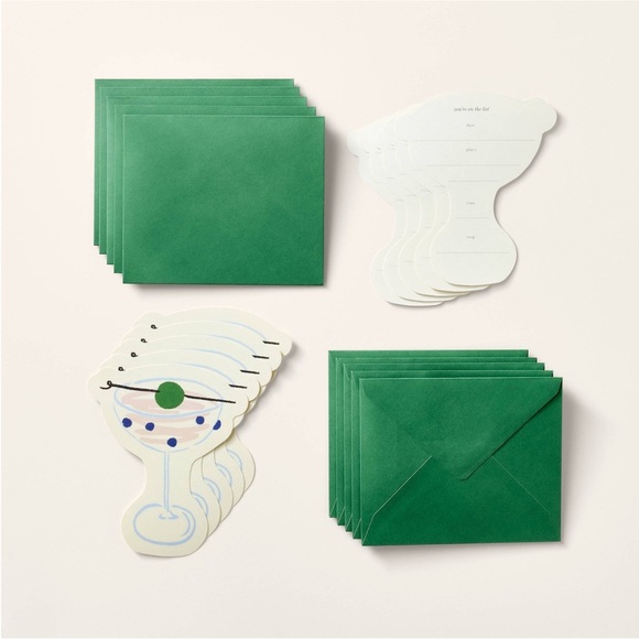 Kate Spade x Target 10CT Note Cards Party Invitation Set - Picture 1 of 3